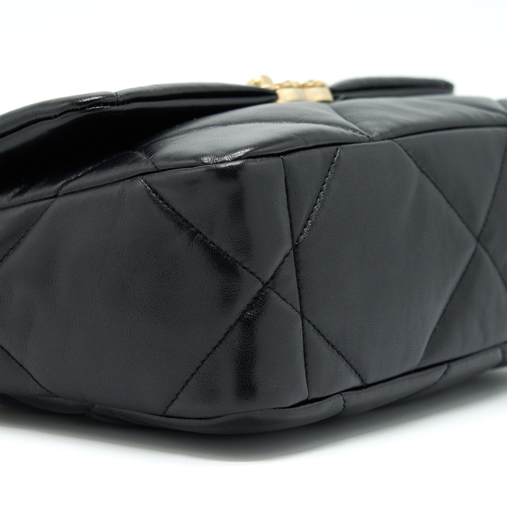 Chanel Small 19 Bag Lambskin Black