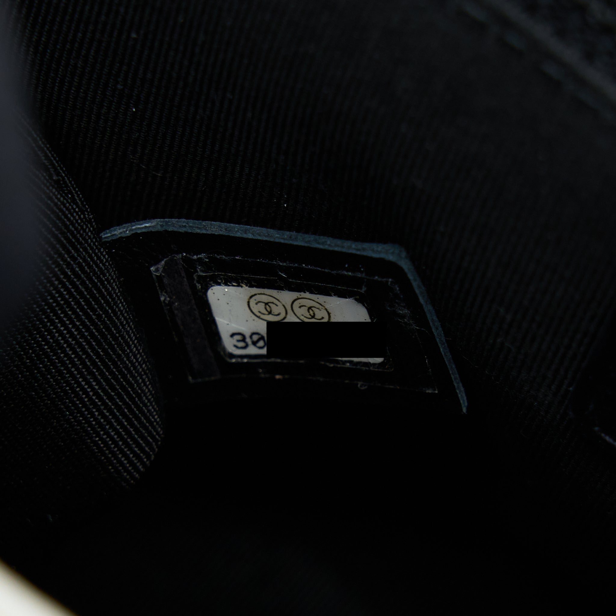Chanel Seasonal Flap Bag Caviar White With Black Hardware
