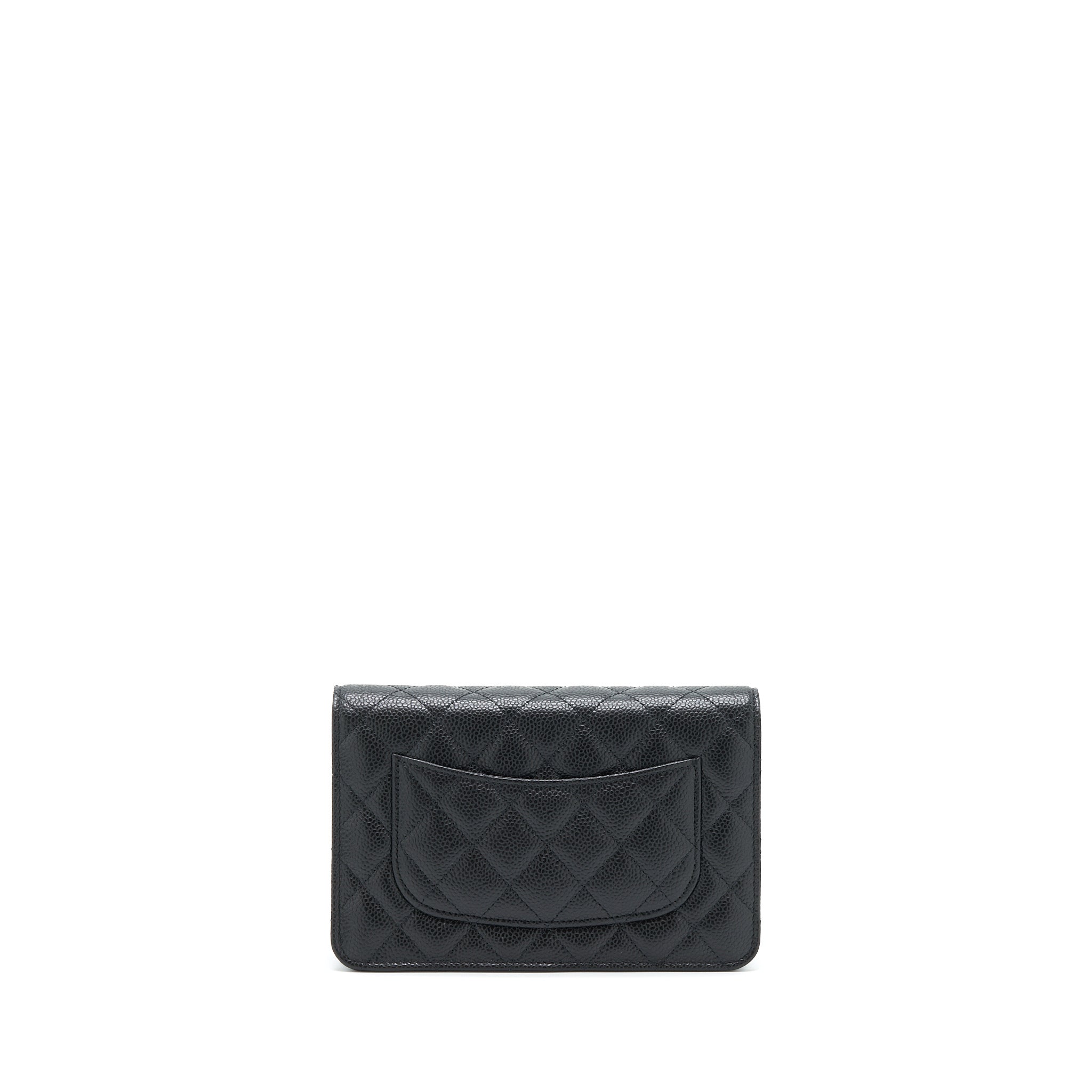 Chanel Classic Wallet On Chain Caviar Black