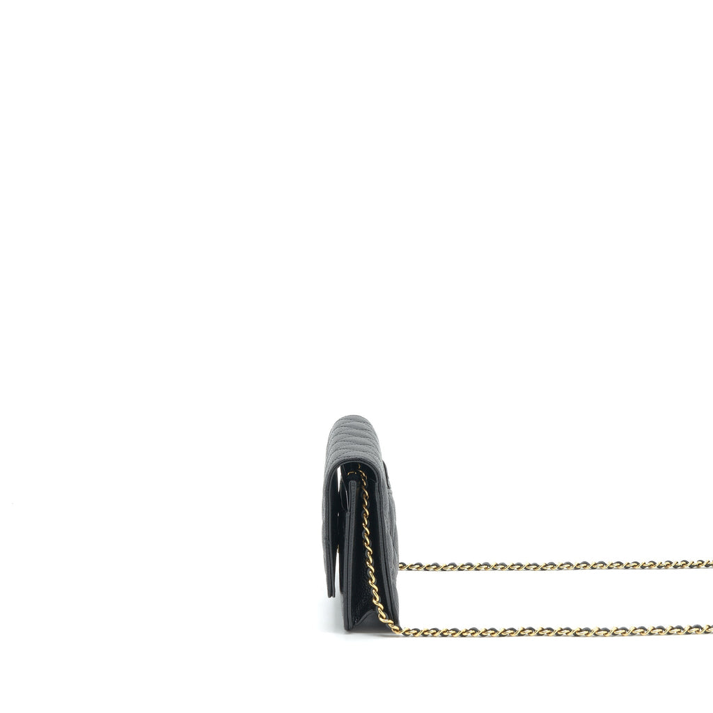 Chanel Classic Wallet On Chain Caviar Black