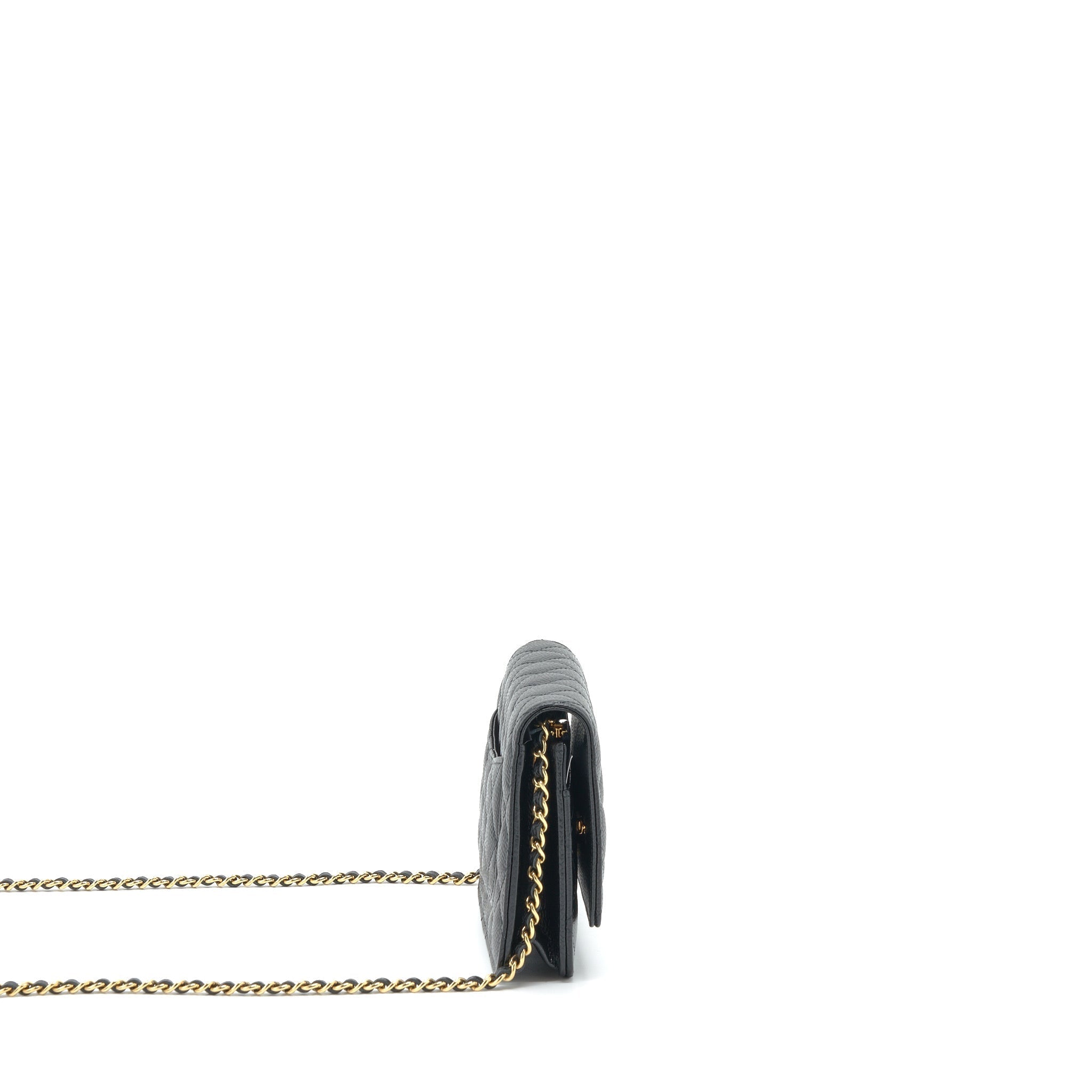 Chanel Classic Wallet On Chain Caviar Black