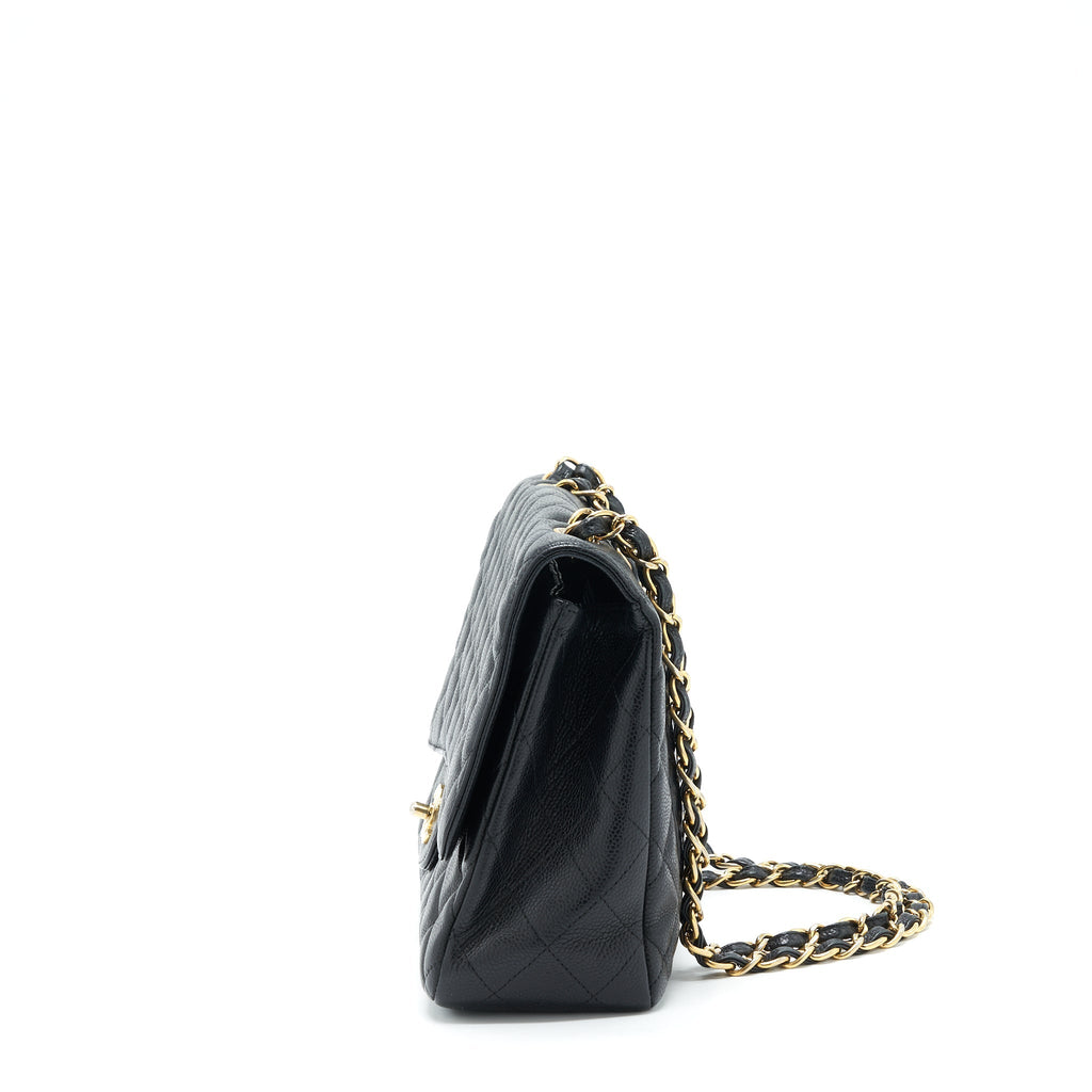 Chanel Jumbo Single Flap Bag Caviar Black