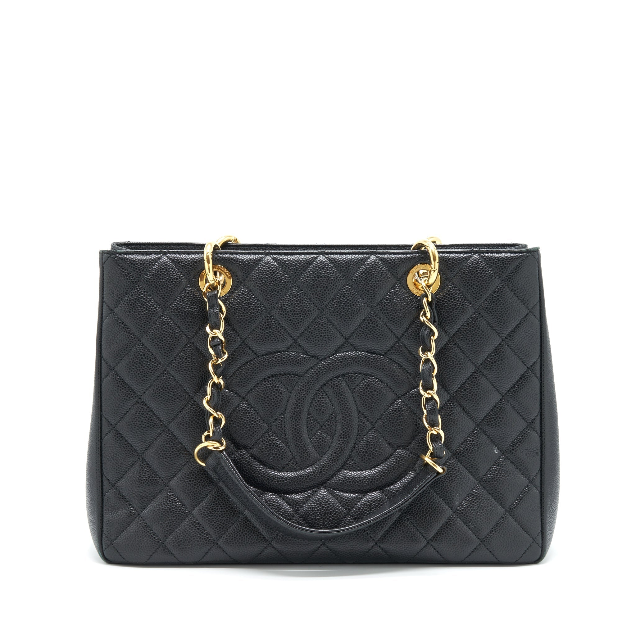 Chanel Grand Shopping Tote Caviar Black