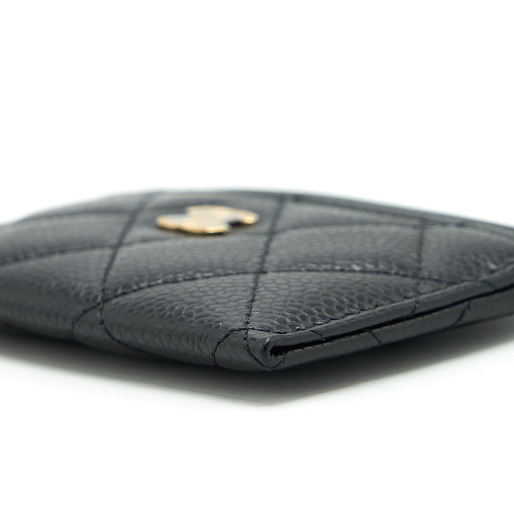 Chanel Classic Card Holder Caviar Black