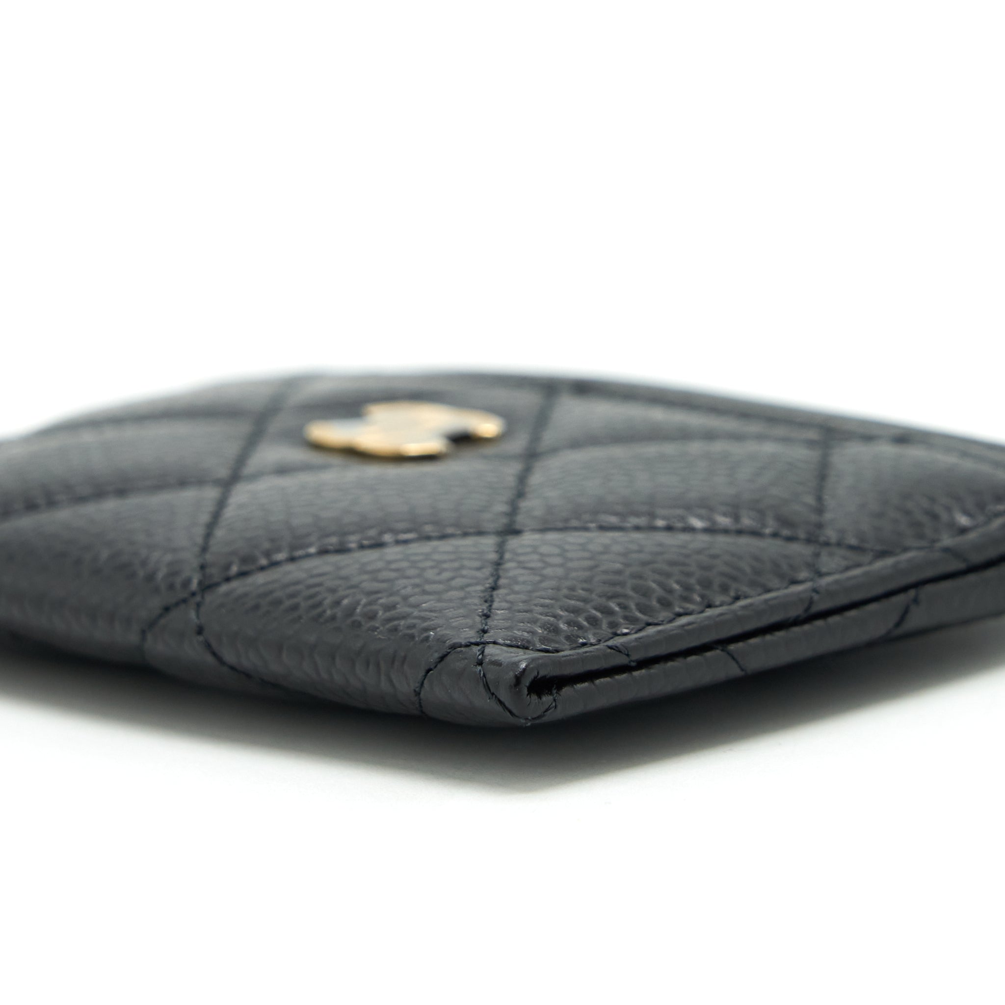 Chanel Classic Card Holder Caviar Black
