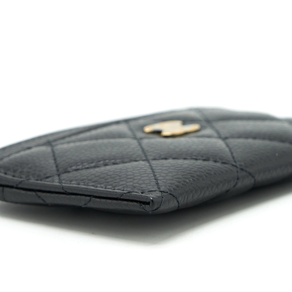 Chanel Classic Card Holder Caviar Black