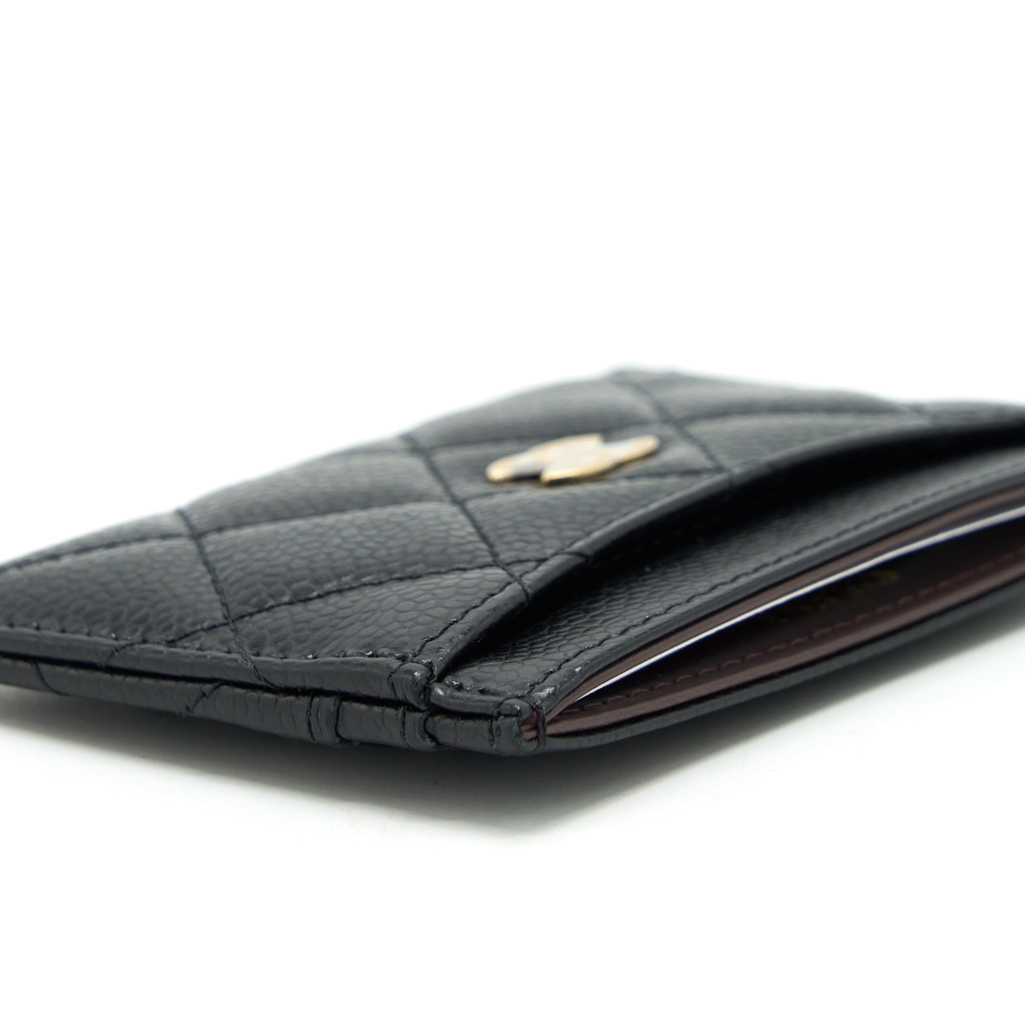 Chanel Classic Card Holder Caviar Black