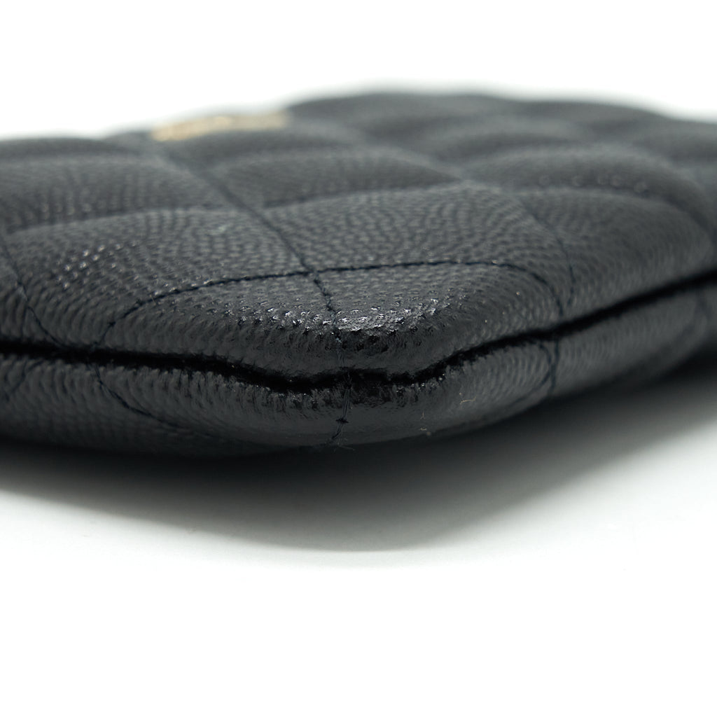 Chanel Mini Pouch Caviar Black L