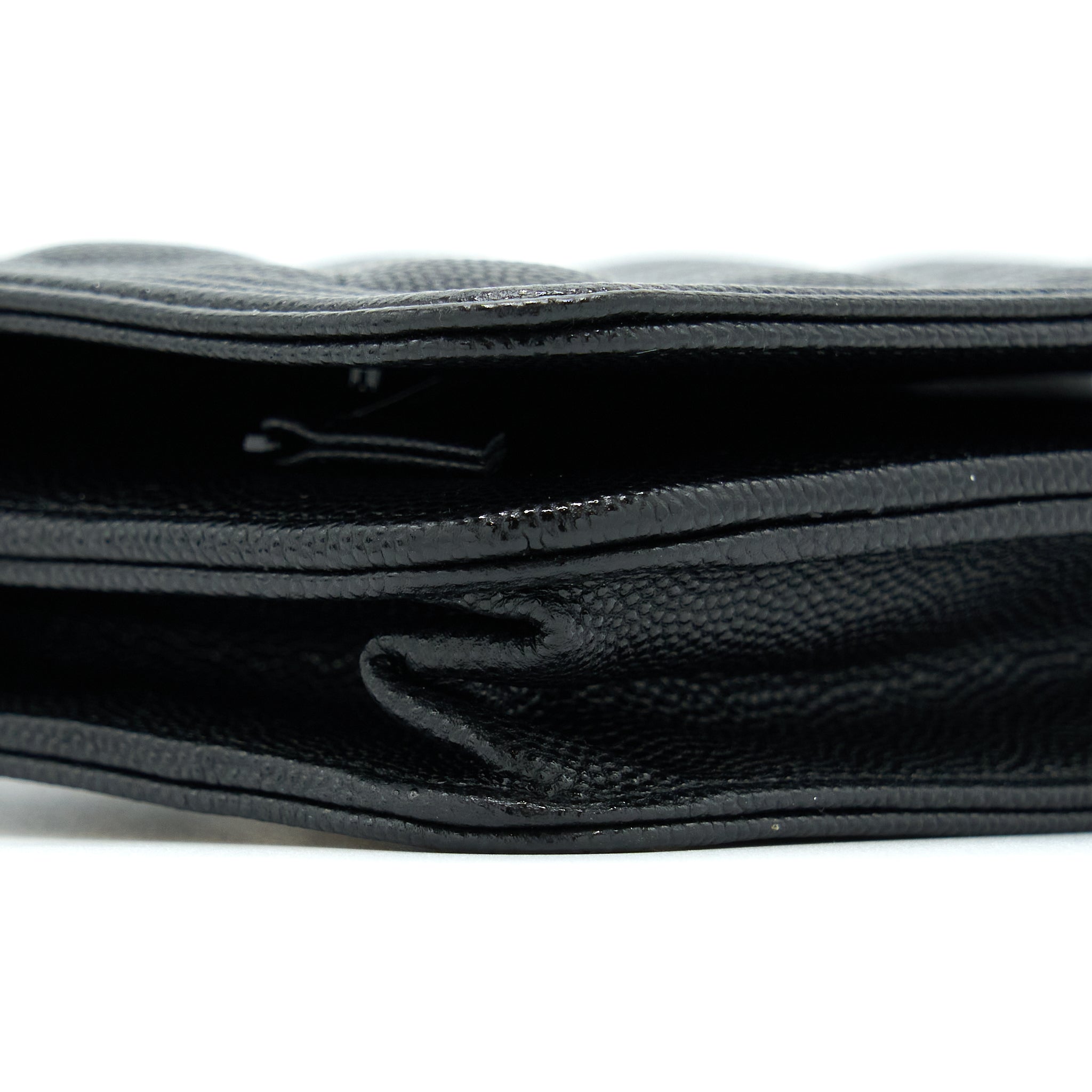 Chanel Boy Wallet On Chain Caviar Black L