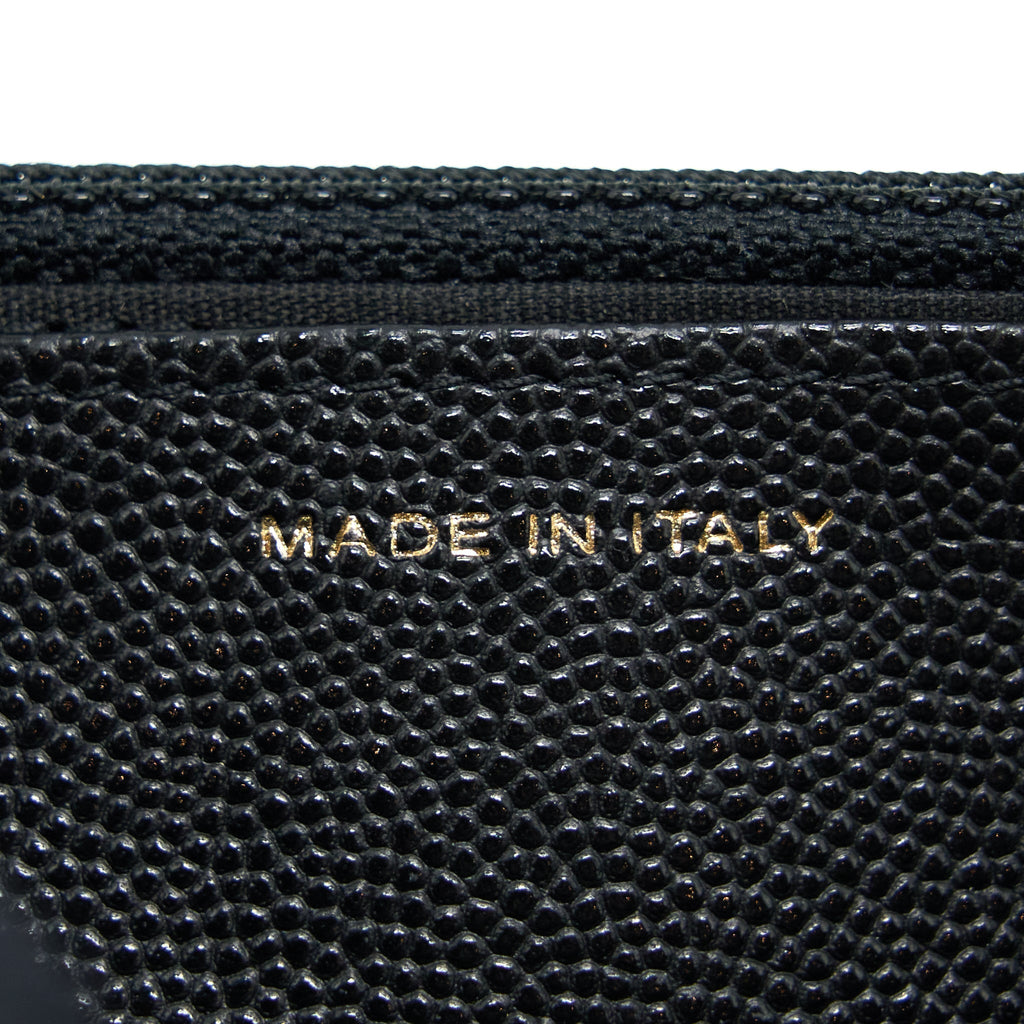 Chanel Boy Wallet On Chain Caviar Black L