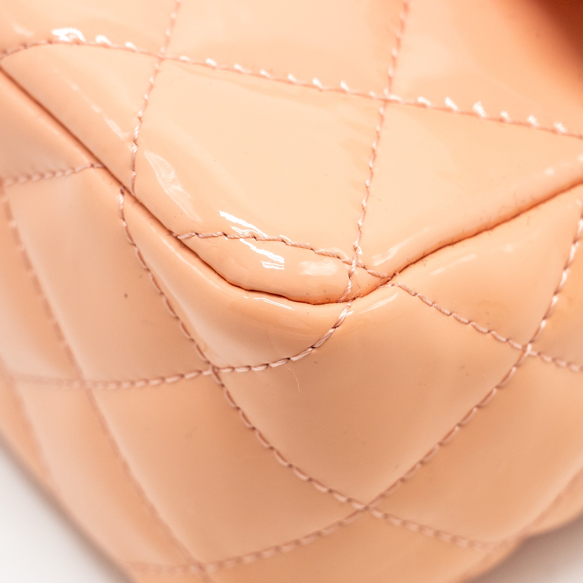Chanel Mini Rectangular Flap Bag Patent Pink