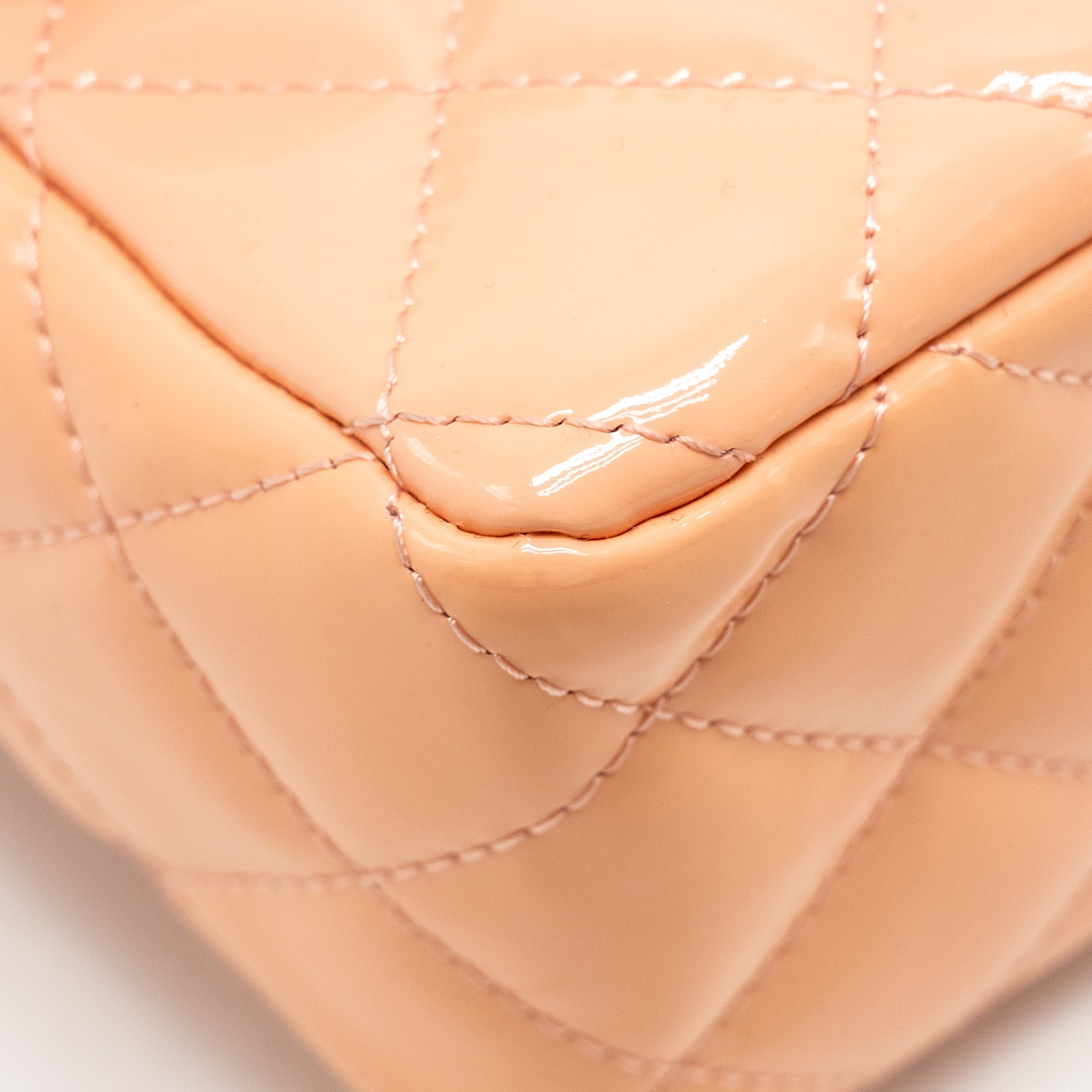 Chanel Mini Rectangular Flap Bag Patent Pink
