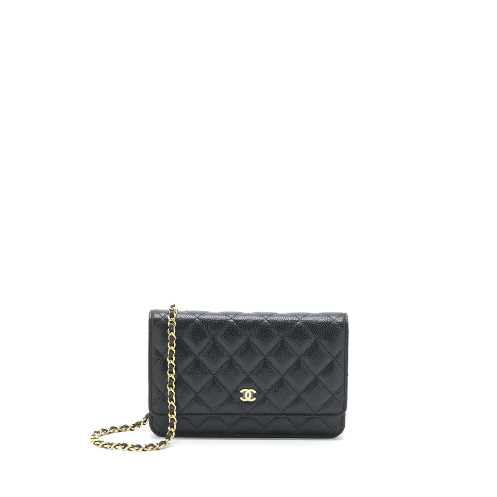 Chanel Classic Wallet On Chain Caviar Black