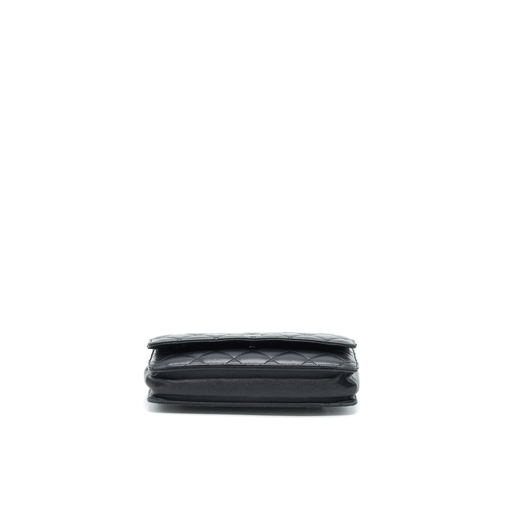 Chanel Wallet On Chain Lambskin Black