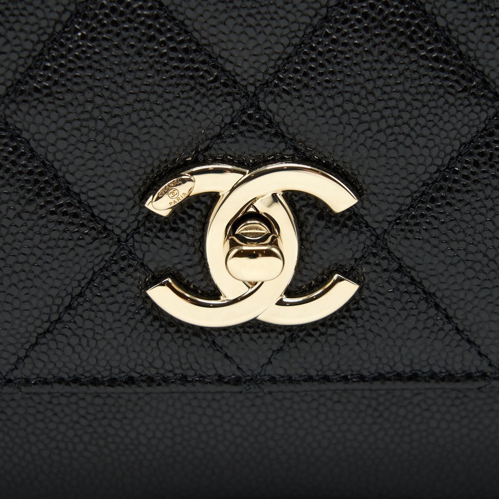 Chanel Medium Business Affinity Bag Caviar Black L