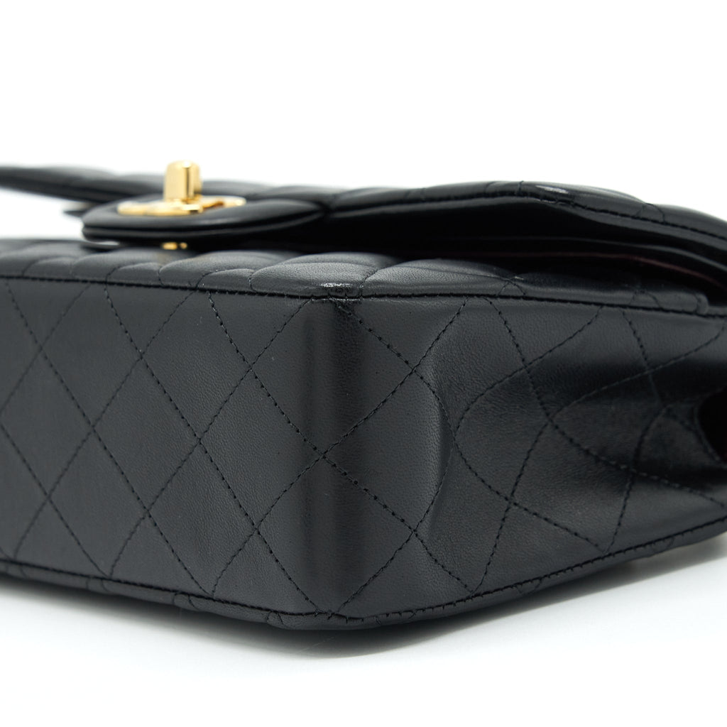 Chanel Small Classic Double Flap Bag Lambskin Black
