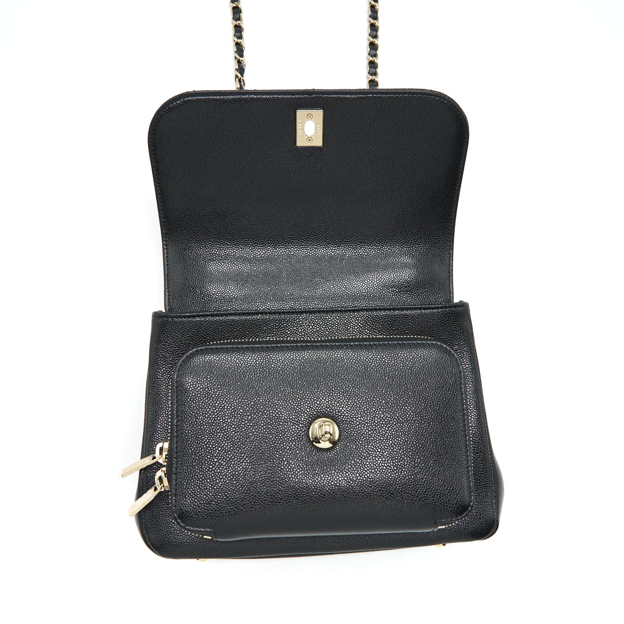 Chanel Medium Business Affinity Bag Caviar Black L