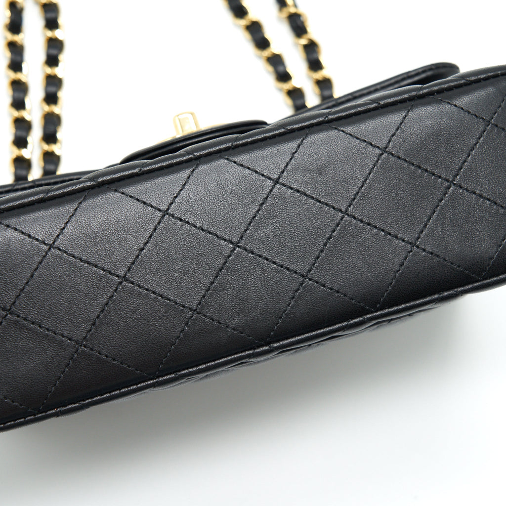 Chanel Small Classic Double Flap Bag Lambskin Black