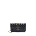 Chanel Small Enamel CC Flap Bag Lambskin Black