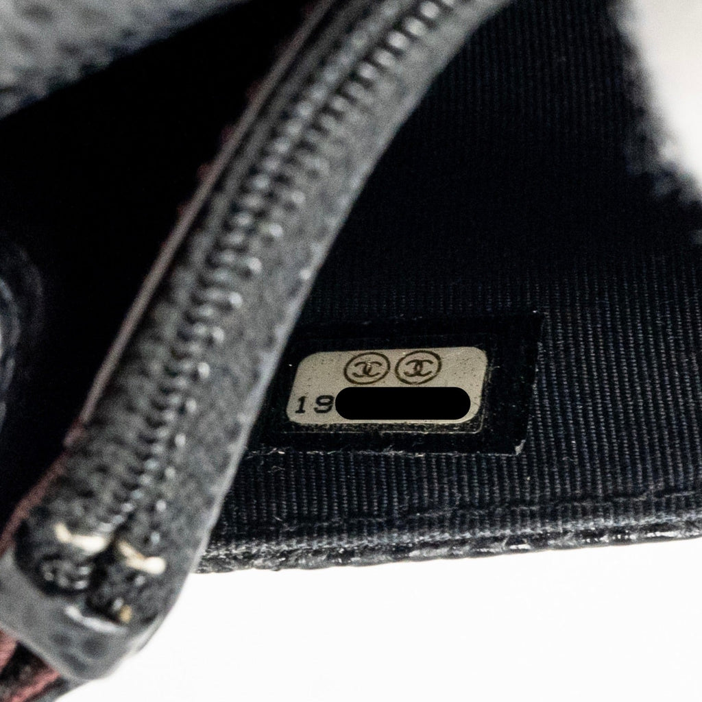 CHANEL Classic Wallet On Chain Caviar Black