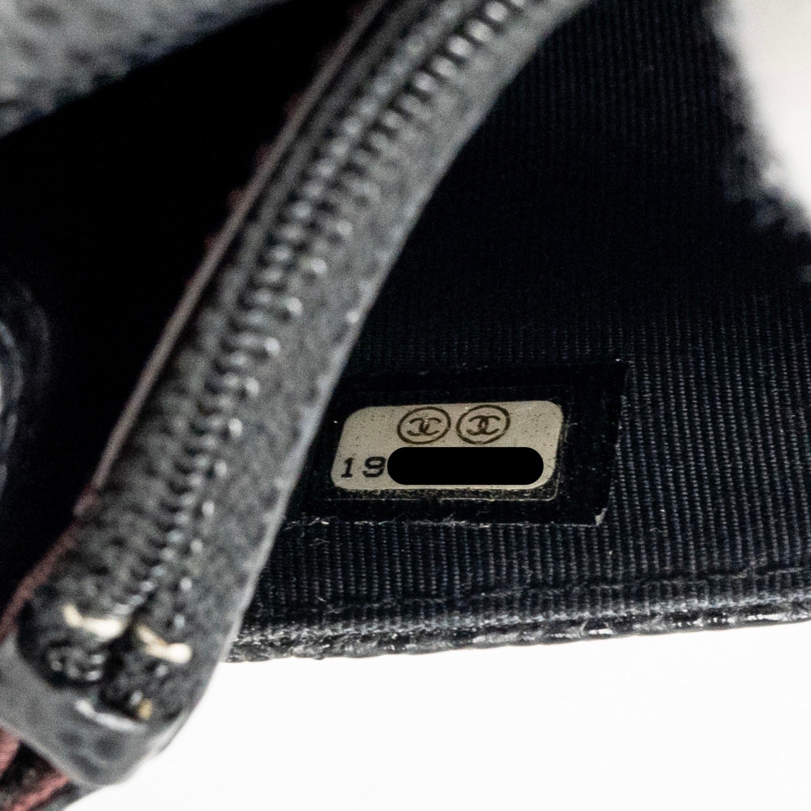 CHANEL Classic Wallet On Chain Caviar Black