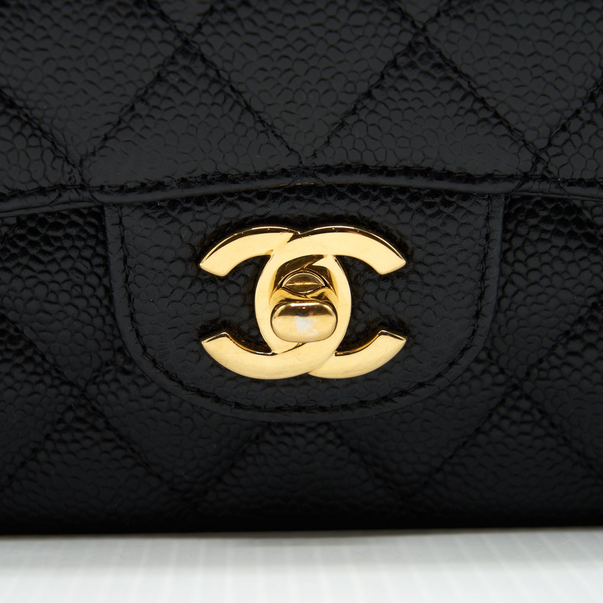 Chanel Medium Classic Double Flap Bag Caviar Black