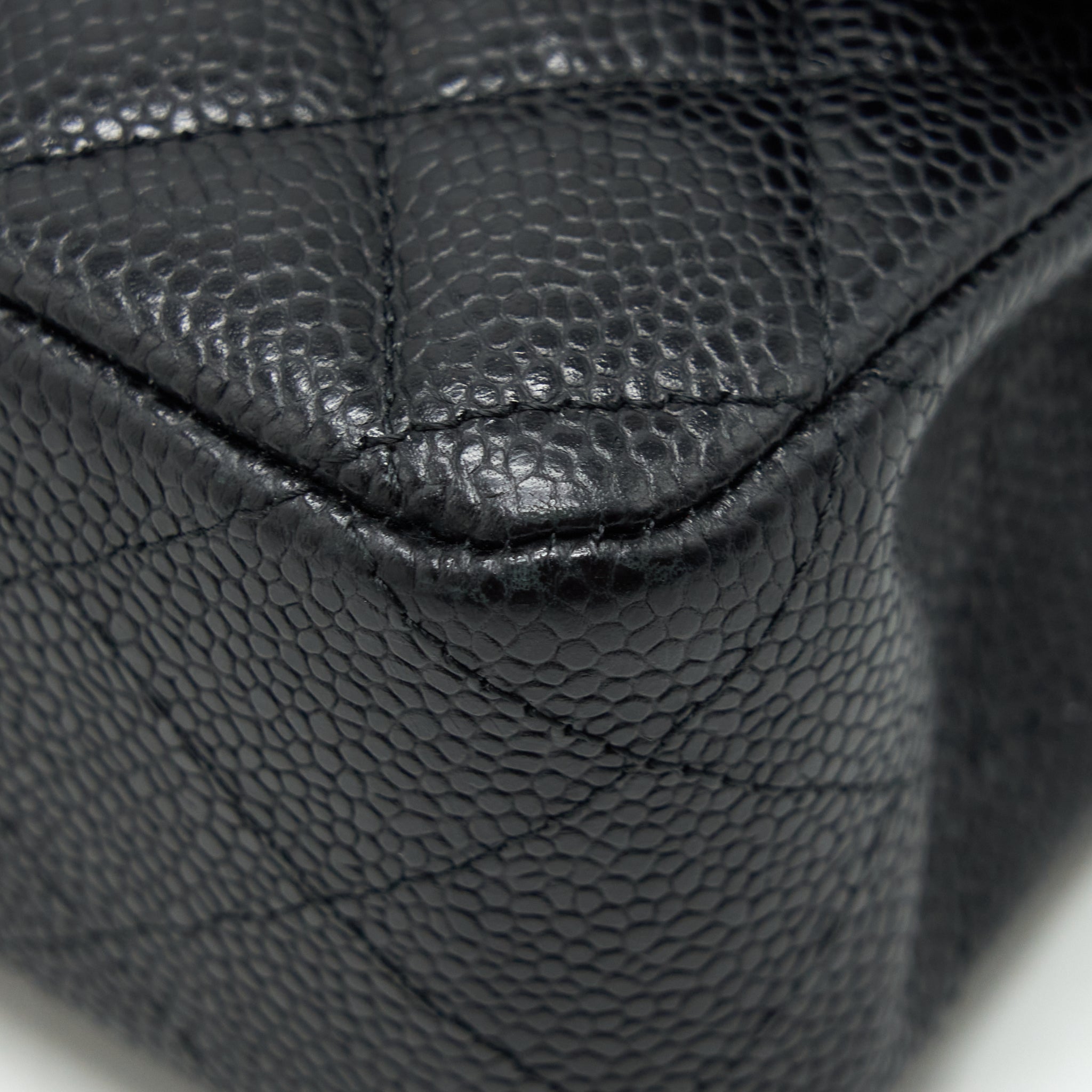 Chanel Medium Classic Double Flap Bag Caviar Black