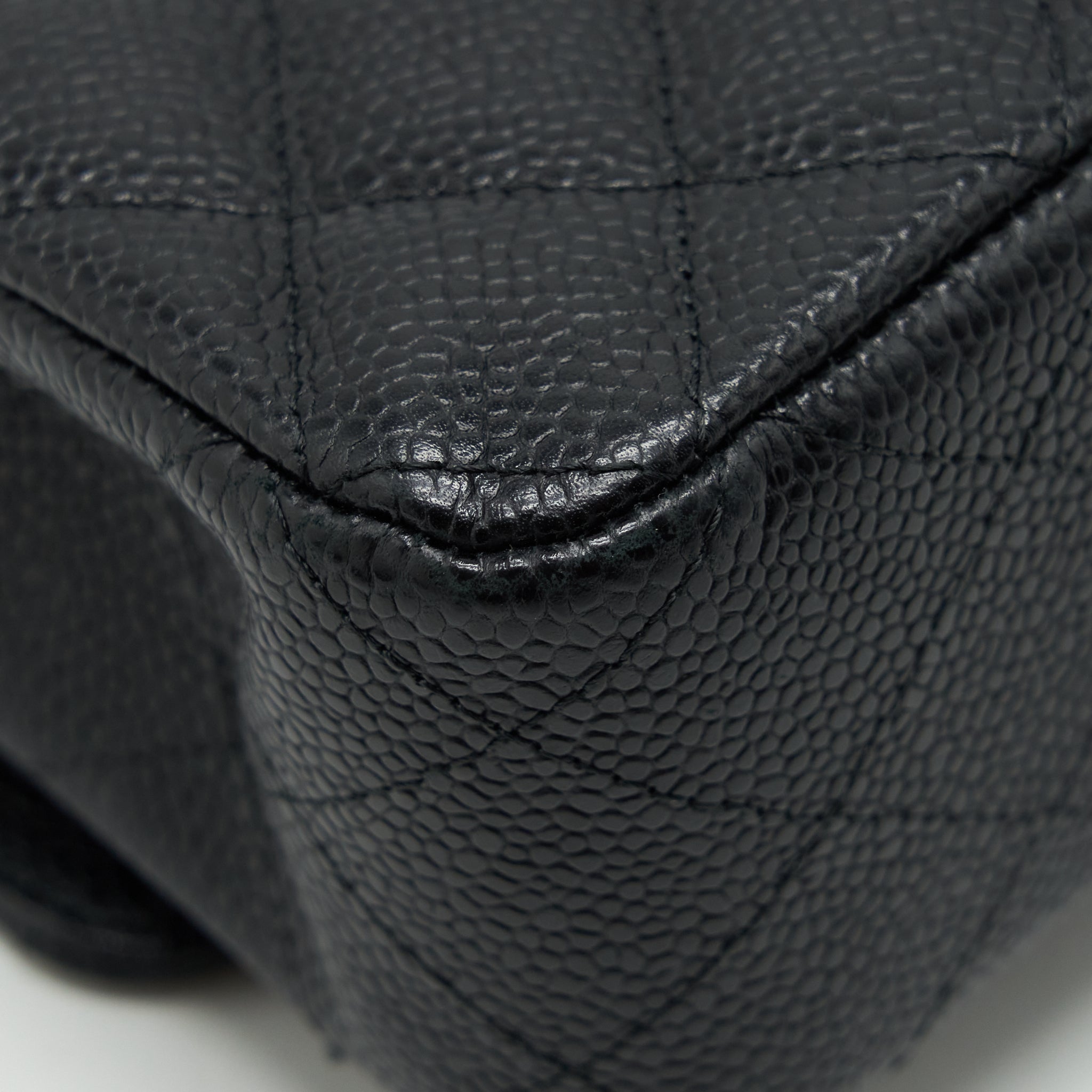Chanel Medium Classic Double Flap Bag Caviar Black