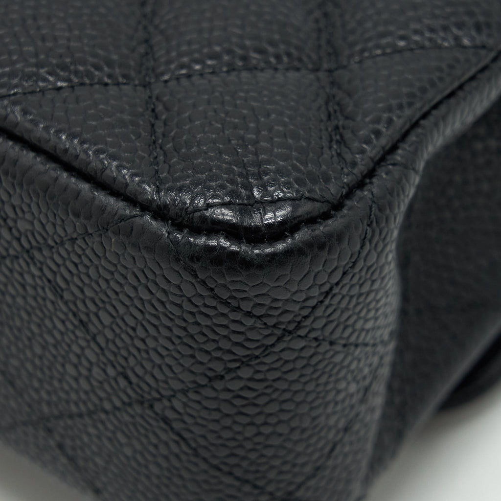 Chanel Medium Classic Double Flap Bag Caviar Black