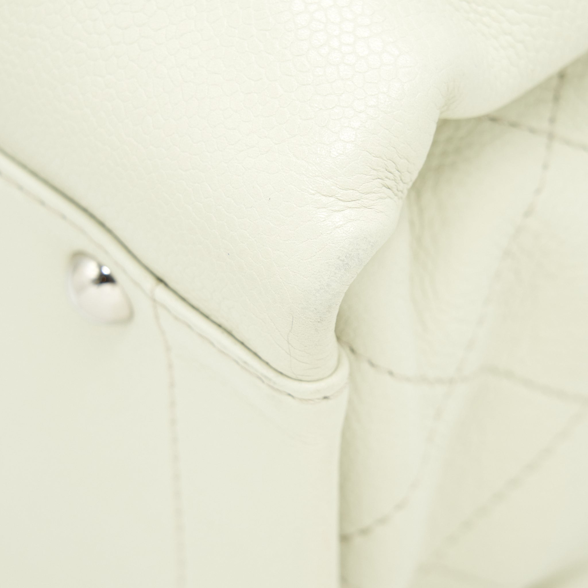 Chanel Large Shopping Tote Bag Caviar Ivory