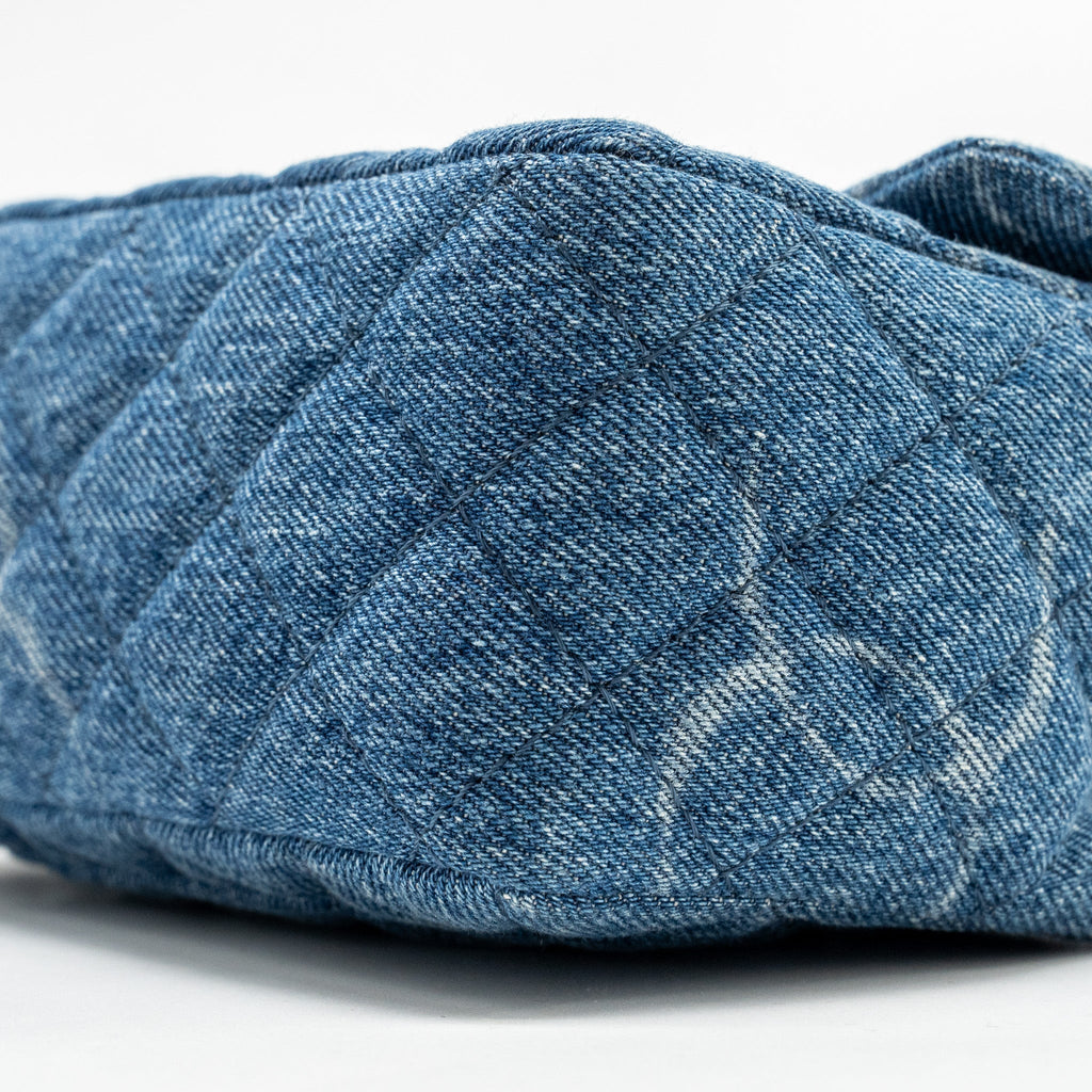 Chanel Mini Square flap bag denim blue
