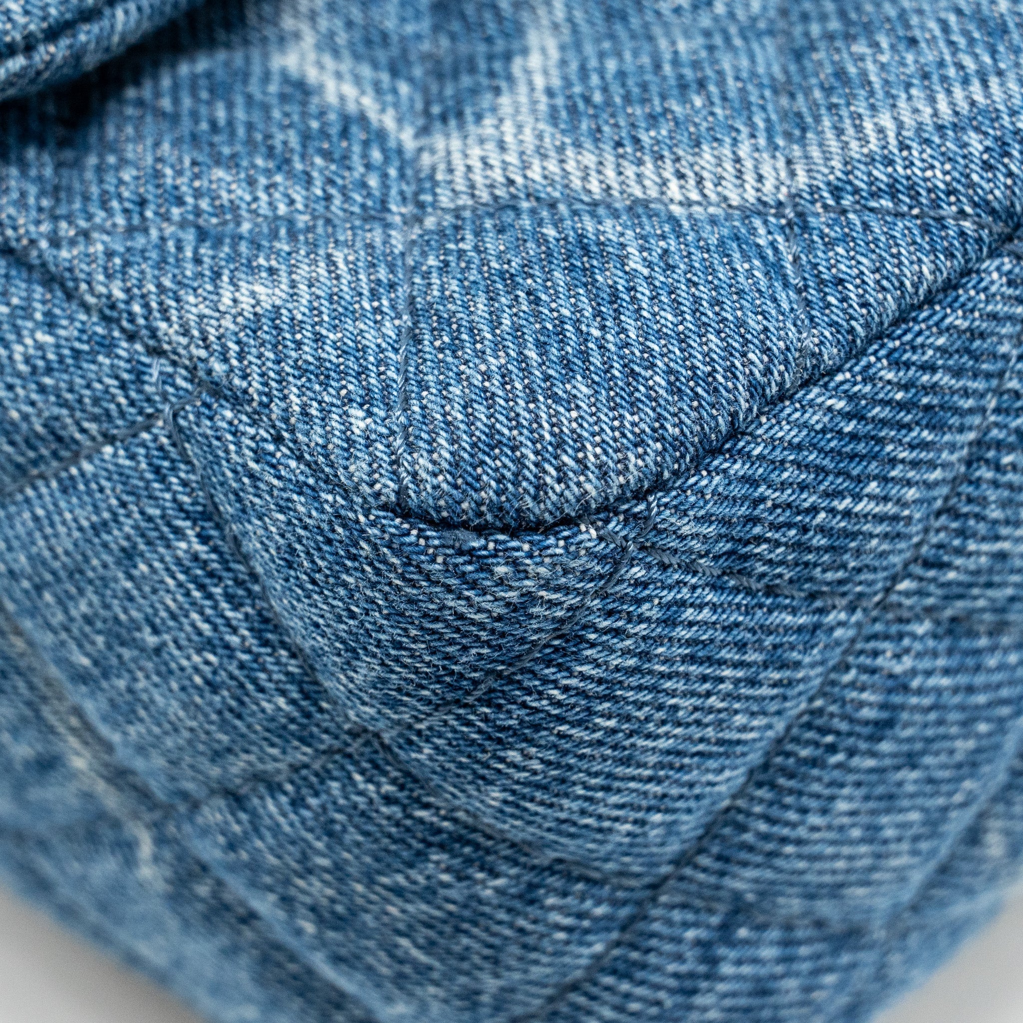 Chanel Mini Square flap bag denim blue