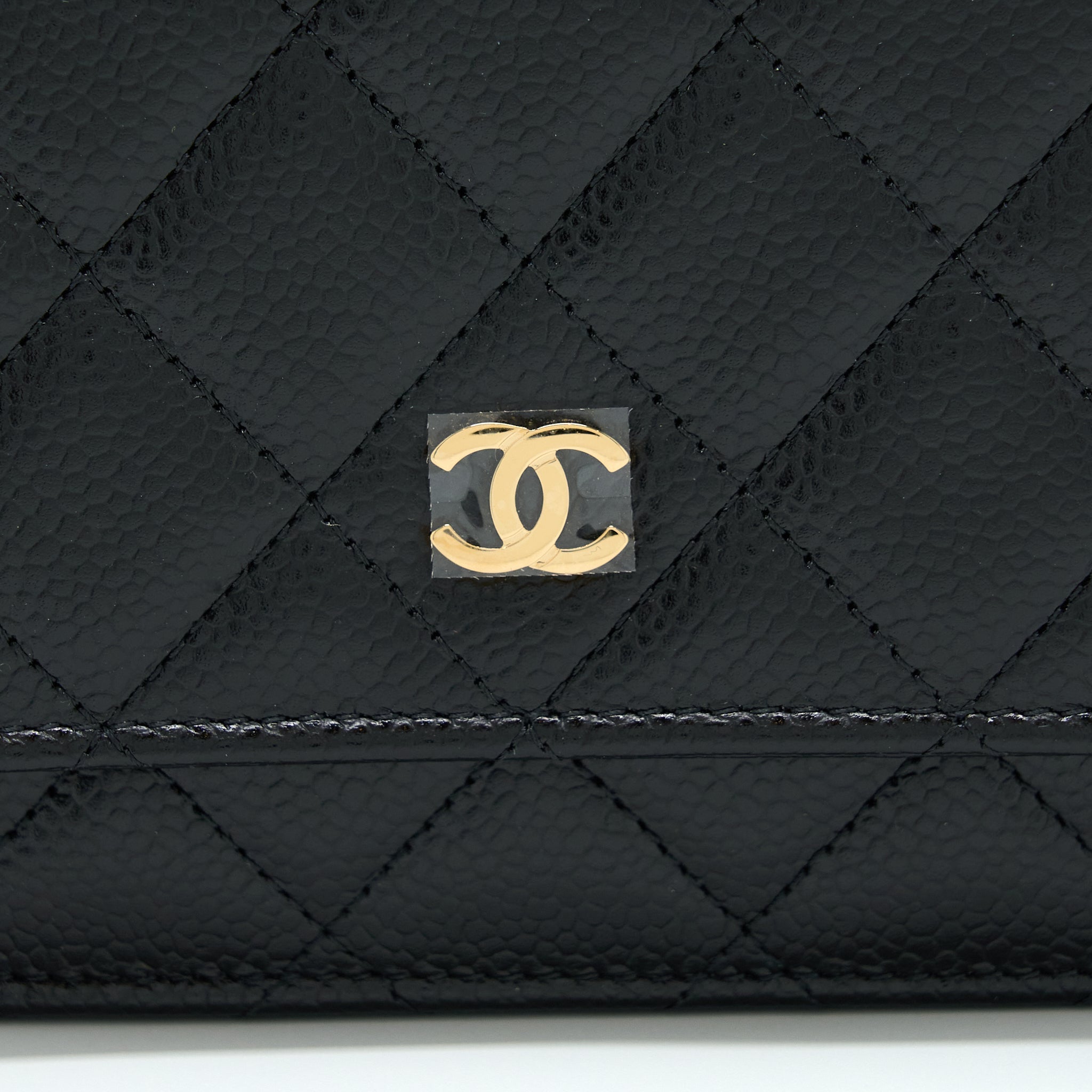 Chanel Classic Wallet On Chain Caviar Black