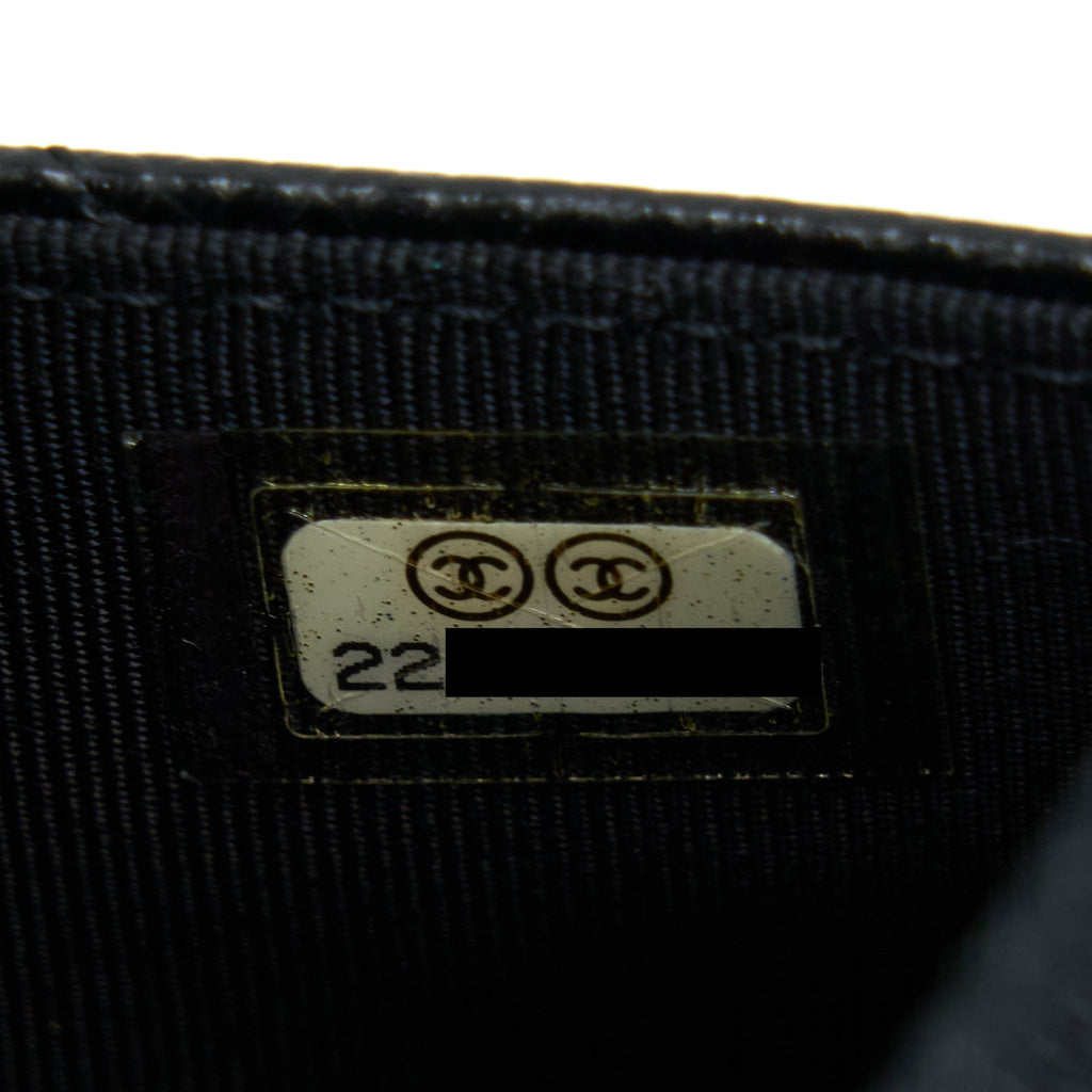 Chanel Classic Wallet On Chain Caviar Black
