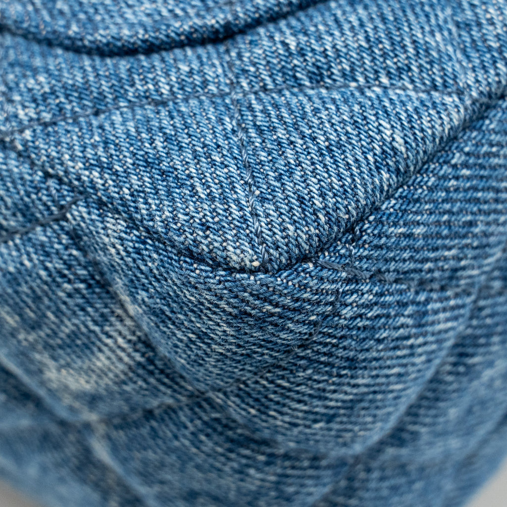 Chanel Mini Square flap bag denim blue