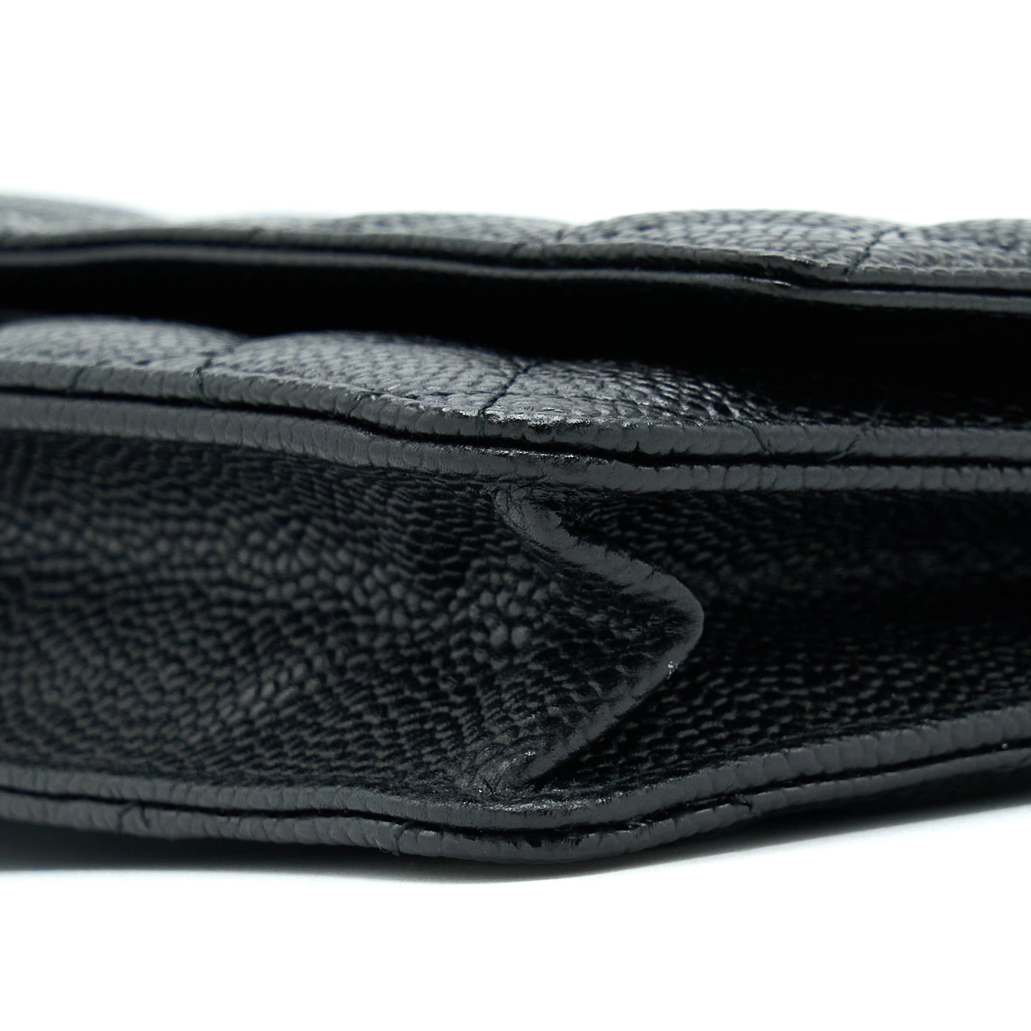 Chanel Classic Wallet On Chain Caviar Black