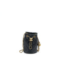 Chanel 22S Pearl Crush Bucket Bag Lambskin Black Brushed  (Microchip)