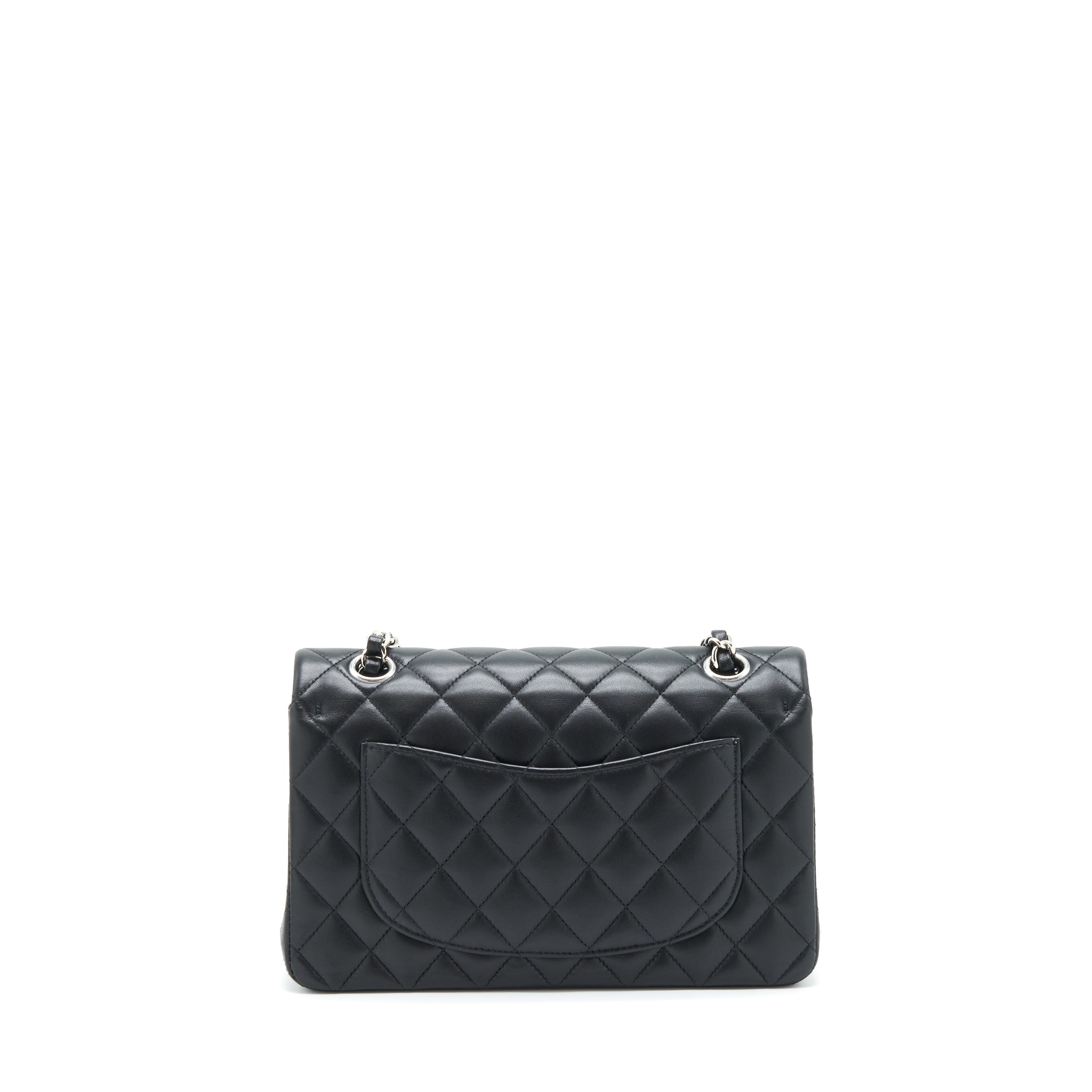 Chanel Small Classic Double Flap Bag Lambskin Black