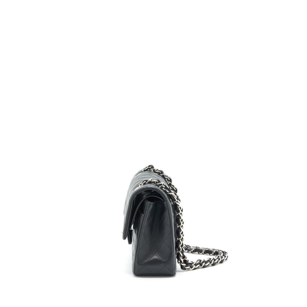 Chanel Small Classic Double Flap Bag Lambskin Black