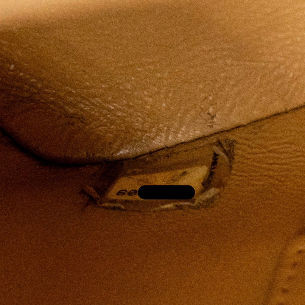 CHANEL Vintage Medallion Tote Bag Caviar Beige