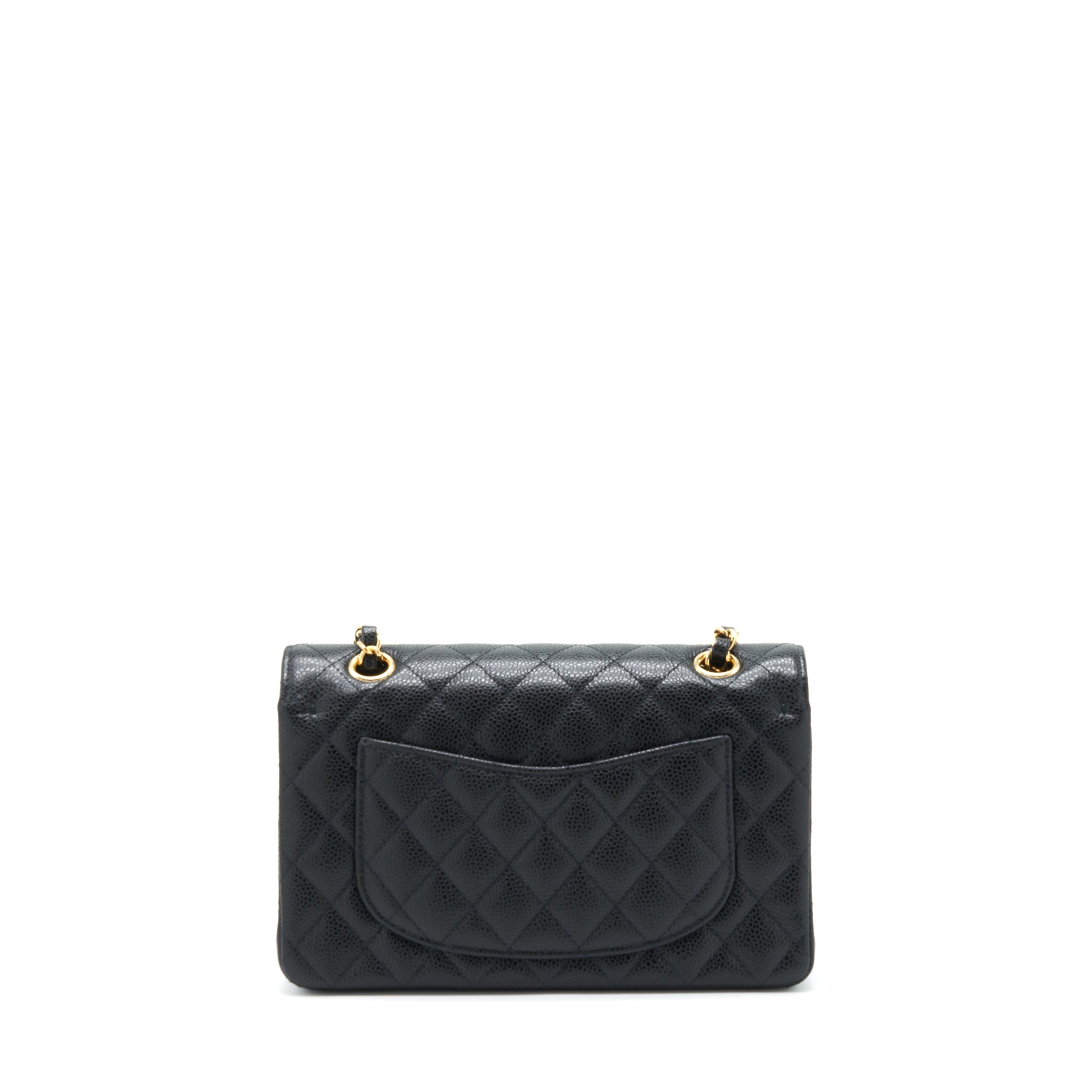 Chanel Small Classic Double Flap Bag Caviar Black