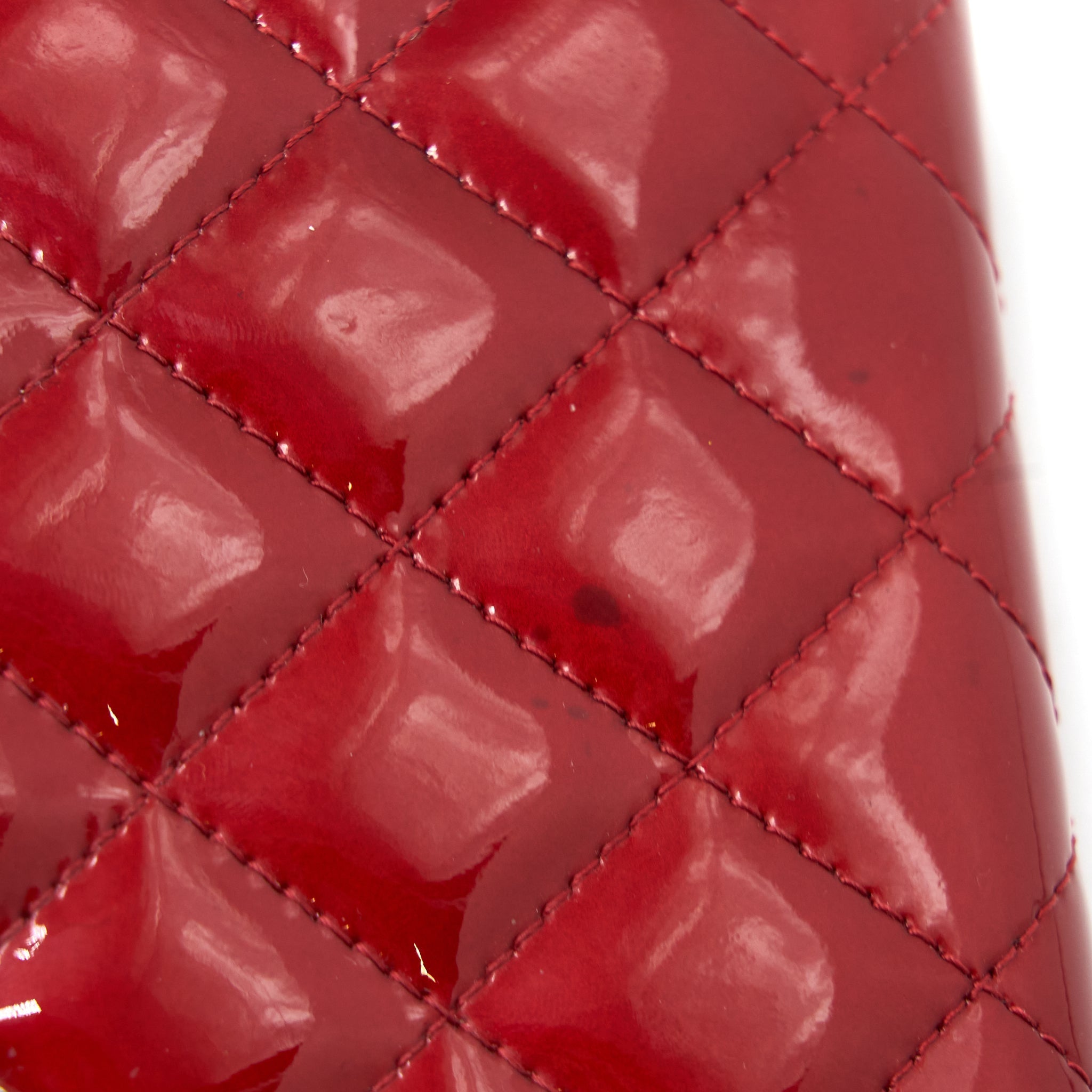 Chanel Wallet on Chain Patent Red