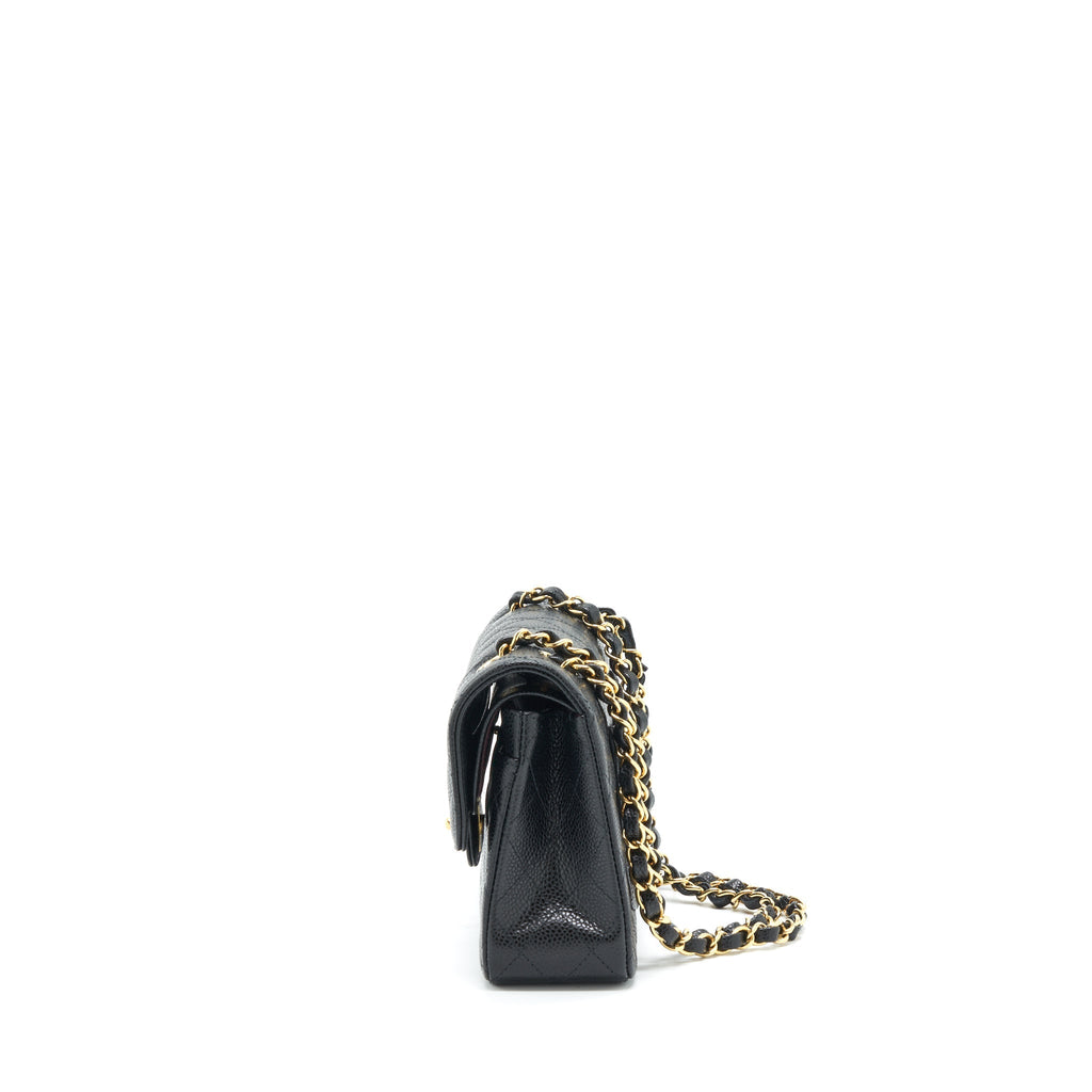 Chanel Small Classic Double Flap Bag Caviar Black