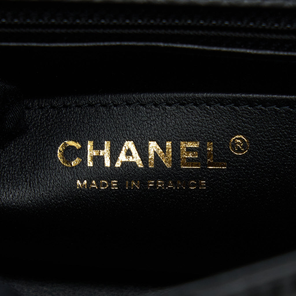 Chanel Mini 2.55 Reissue Flap Bag Aged Calfskin Black Brushed
