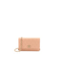 Chanel Giant CC Logo Wallet On Chain Caviar Dark Pink L (Microchip)