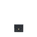 Chanel Classic Compact Wallet Caviar Black L (Microchip)