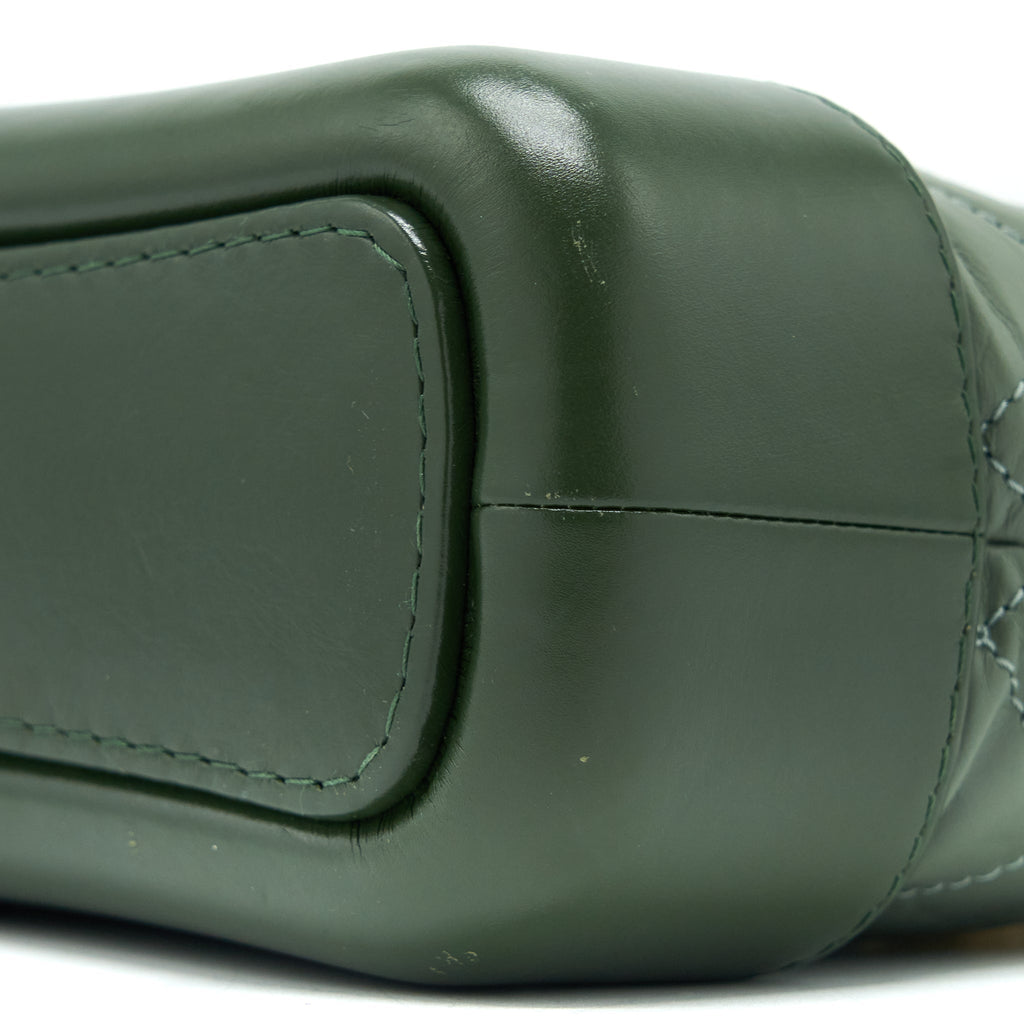 Chanel Small Gabrielle Hobo Bag Aged Calfskin Multicolour Green Multicolour Hardware