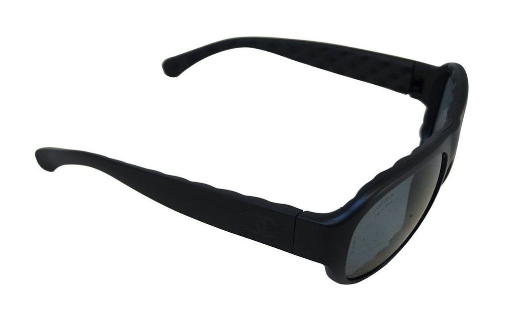 CHANEL Aviator 6050 c.1479/Z7 Black Polarized Sunglasses - Sale