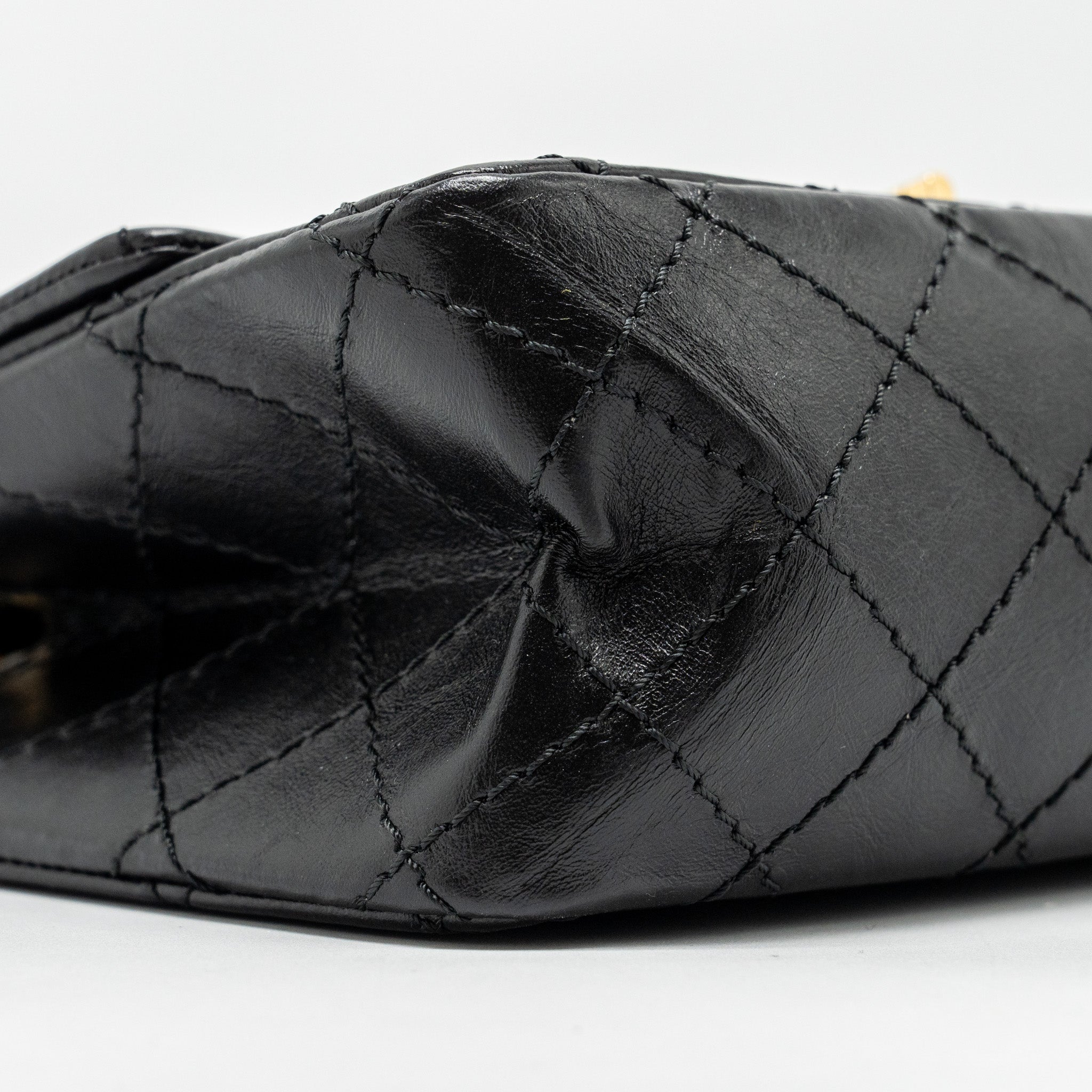 Chanel Mini 2.55 Reissue Aged Calfskin Black