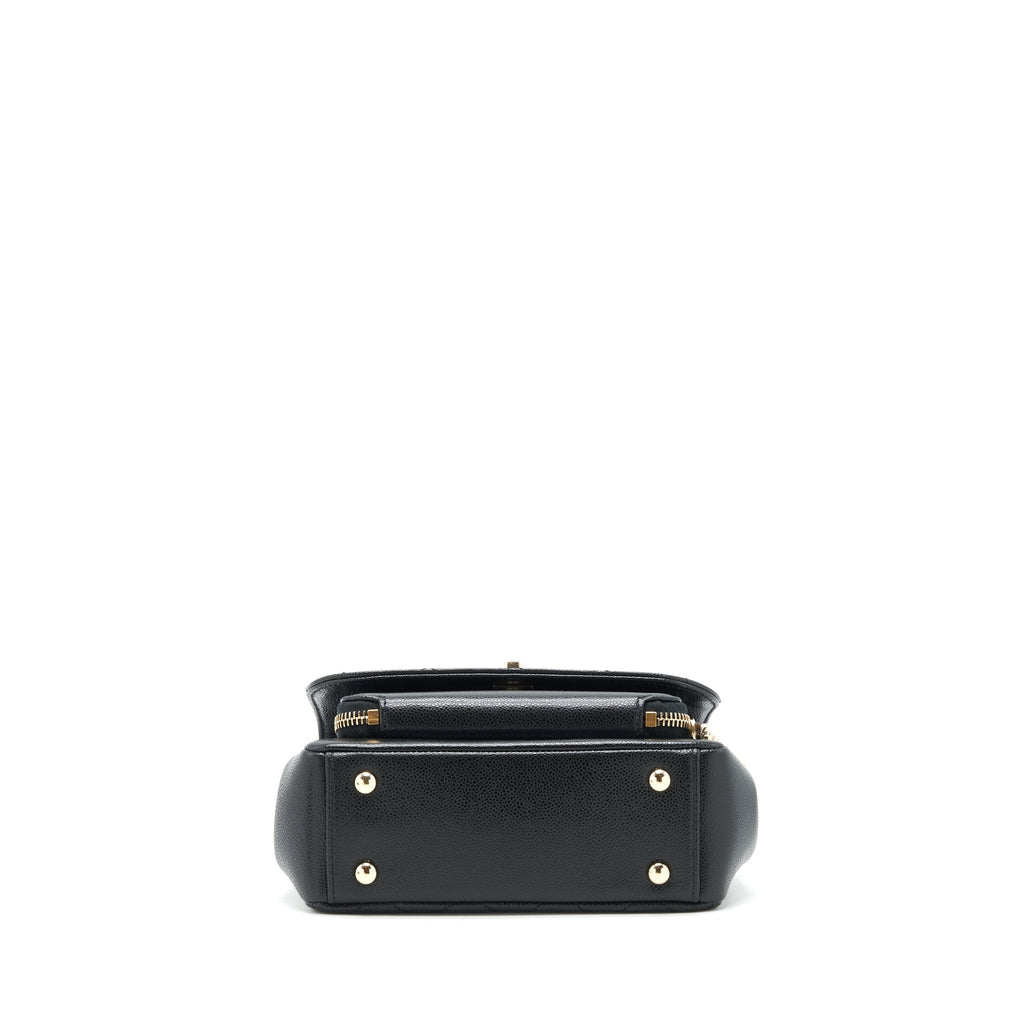 Chanel 22P Small Business Affinity Grained Calfskin Black L